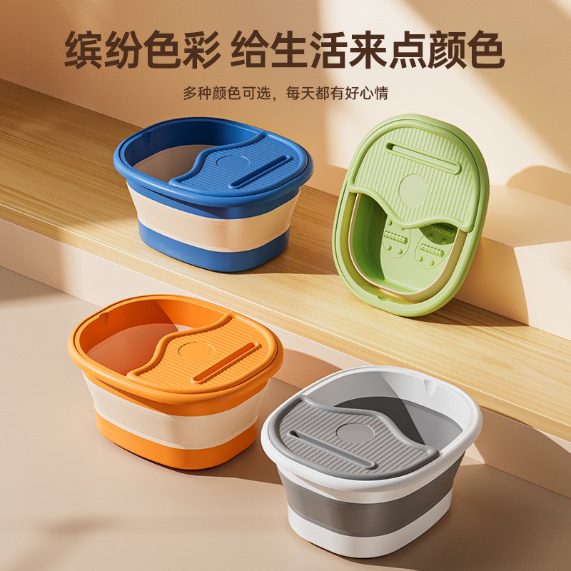 سطل جمع شونده شستشو پا با هولدر تبلت 13-784