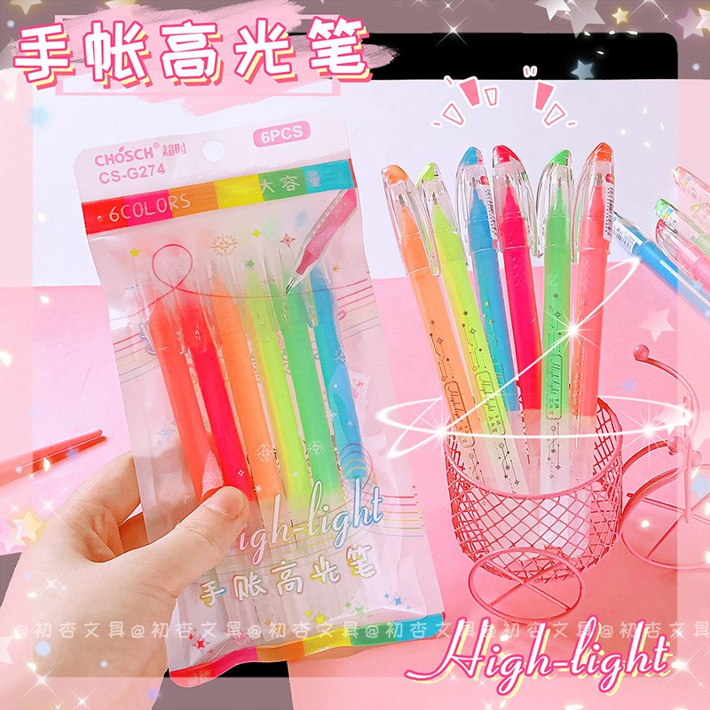 پک 6 عددی روان نویس رنگی ژله ای 61-110