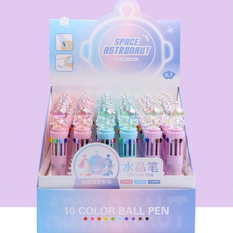 خودکار ده رنگ فضانورد کریستالی 181-591