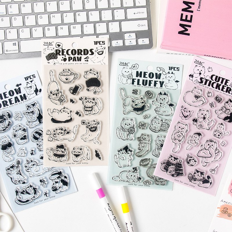 استیکر طرح گربه 53-12