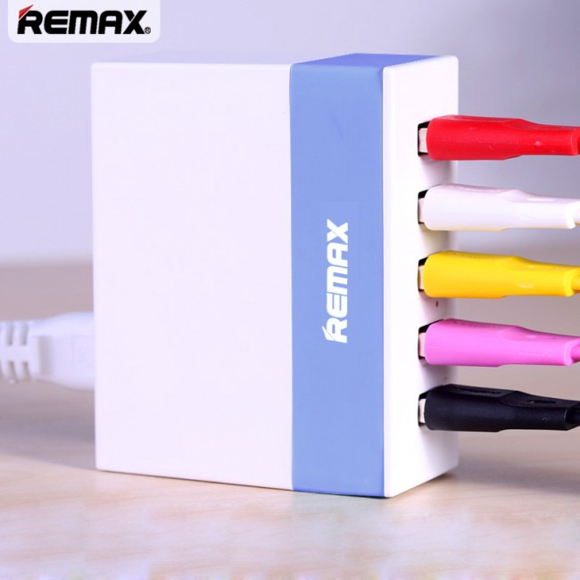 آداپتور 5 پورت ریمکس Remax RU_U1 2.4A 5USB Charger