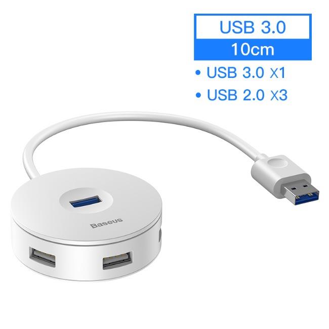 هاب آداپتور پنج خروجی بیسوس Baseus round Box HUB USB 3.0 to USB3.0 USB2.0 Adapter