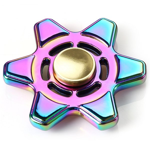 اسپینر فلزی رنگین کمانی Focus Fidget Spinner Fidget Spinner Fidget Spinner