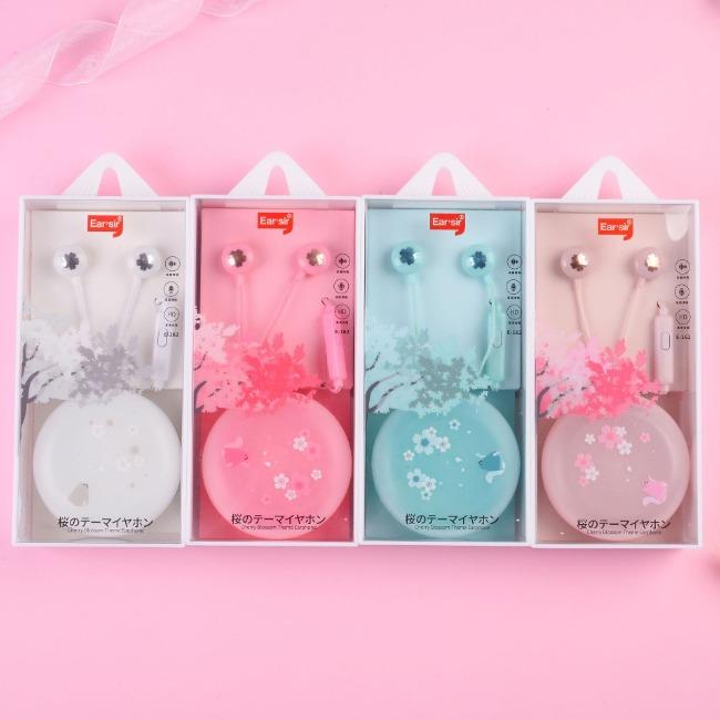 هندزفری طرح گل مات Earsir E-162