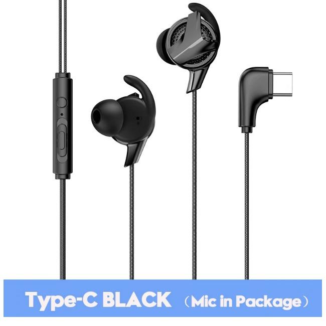 هدست سیم دار تایپ سی بیسوس Baseus GAMO Type-c Wired Earphone C15