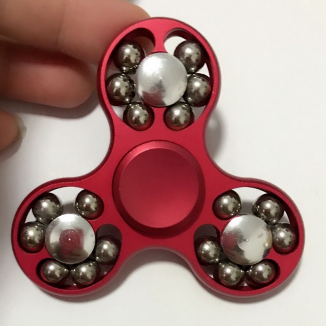اسپینر فلزی Fidget Trefoil Spinner - اسپینر فلزی سه پره ساچمه ای
