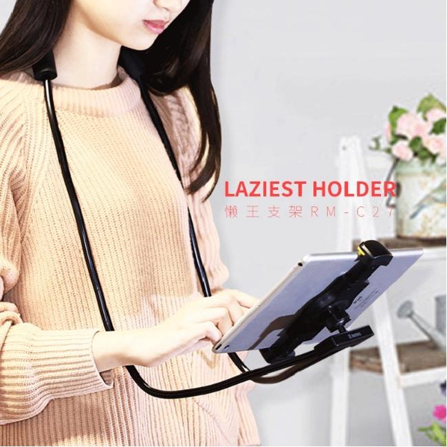 هولدر موبایل گردنی ریمکس REMAX RM-C27 Lazy Holder 360 Degree Flexible