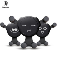 هولدر موبایل دریچه کولر بیسوس Baseus EMOTICON Gravity Car Holder