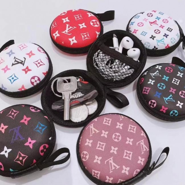 کیف هندزفری دایره ای طرح دار فانتزی