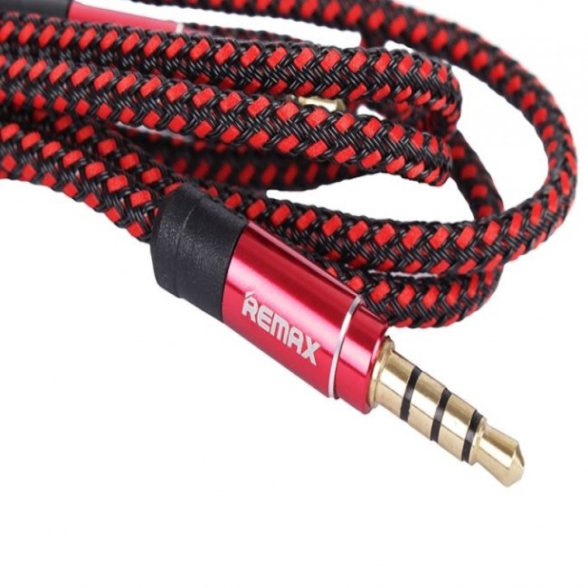 کابل Aux Remax RL-L300 1.5M Aux Cable کابل 1.5 متری با روکش نسوز ریمکس