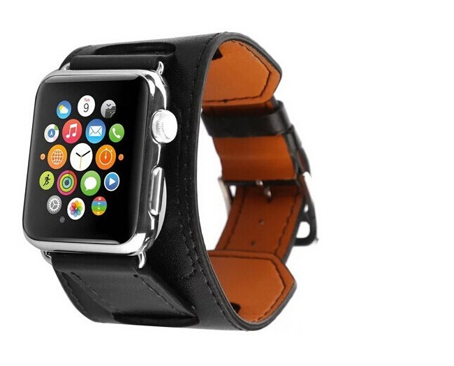 لوازم جانبی ساعت چرمی Band Leather Apple Watch 38mm بند