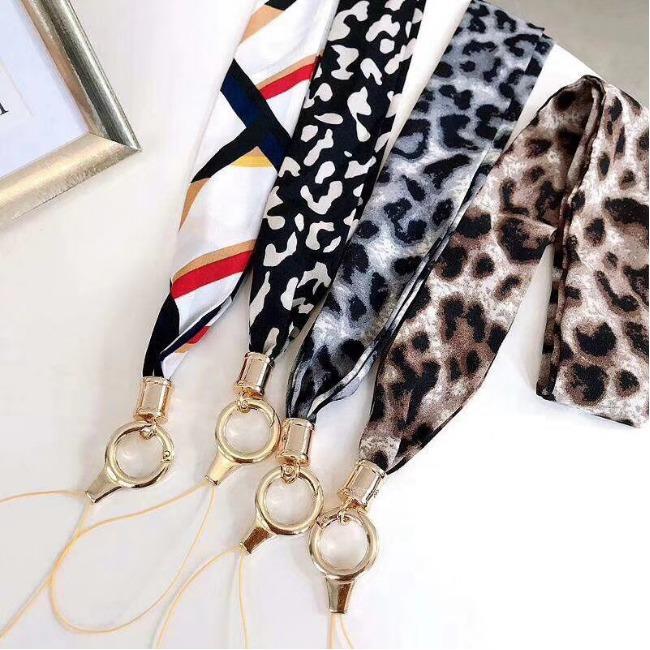 بند آویز موبایل پارچه ای Mobile Pattern Lanyard