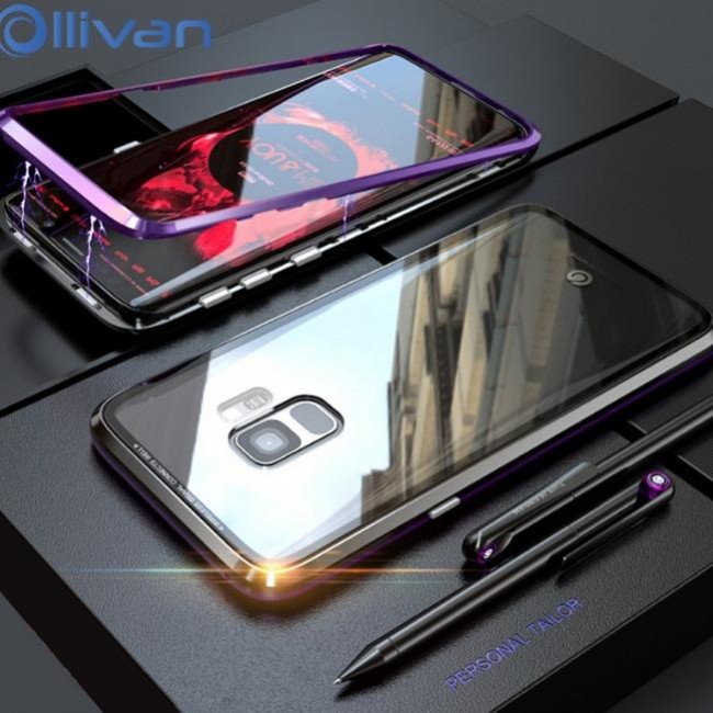 قاب مگنتی شیشه ای سامسونگ Magnet Bumper Case Samsung Galaxy A6