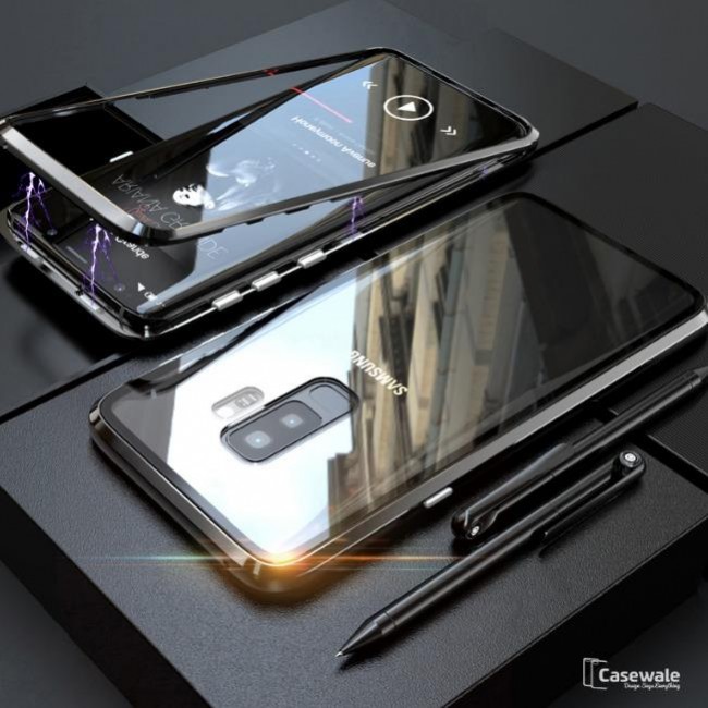 قاب مگنتی شیشه ای سامسونگ Magnet Bumper Case Samsung Galaxy A6 Plus