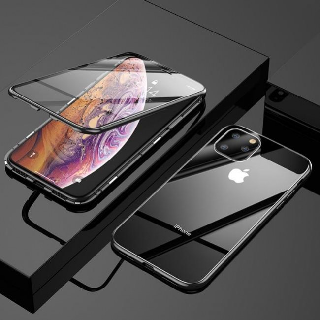 قاب مگنتی شیشه ای آیفون Magnet Bumper Case Apple iPhone 11