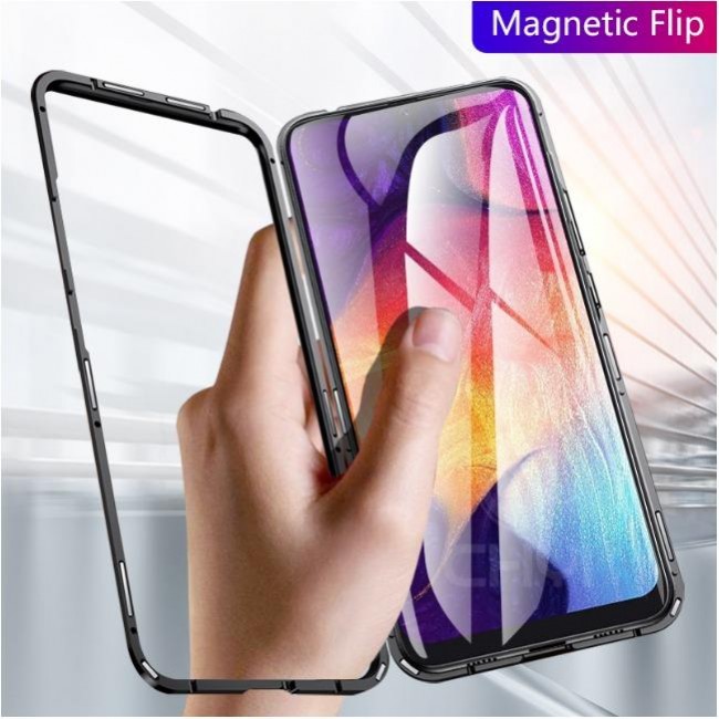 قاب مگنتی شیشه ای سامسونگ Magnet Bumper Case Samsung Galaxy A70
