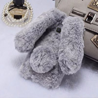 قاب ژله ای خزدار Rabbit Fur Pearl ear Case for Samsung Galaxy J5 Prime