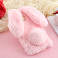 قاب ژله ای خزدار Rabbit Fur Pearl ear Case Samsung Galaxy J7 Pro
