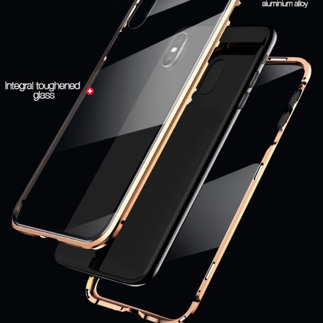 قاب مگنتی با گلس ضد جاسوسی آیفون Magnetic privacy iPhone 7