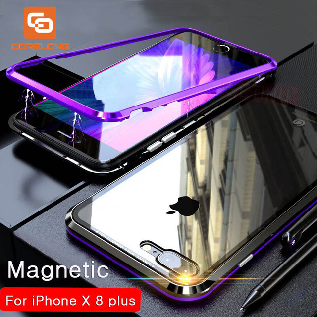 قاب شیشه ای آهنربایی Magnet Case Apple iPhone 7 Plus