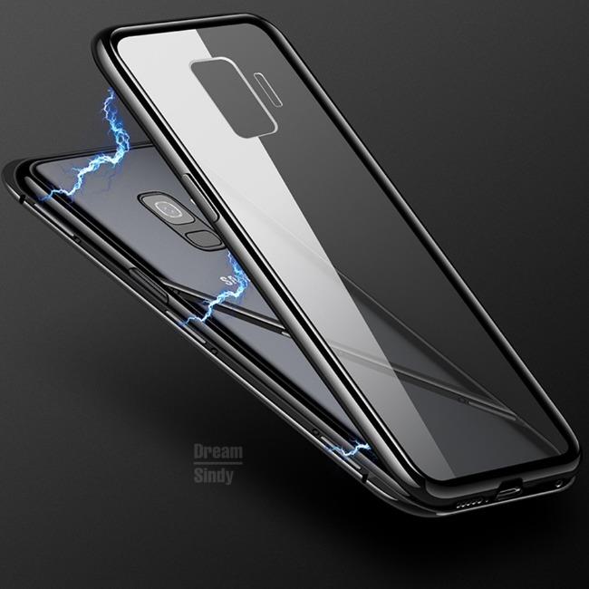 قاب مگنتی شیشه ای Magnet Bumper Glass Case Galaxy S9