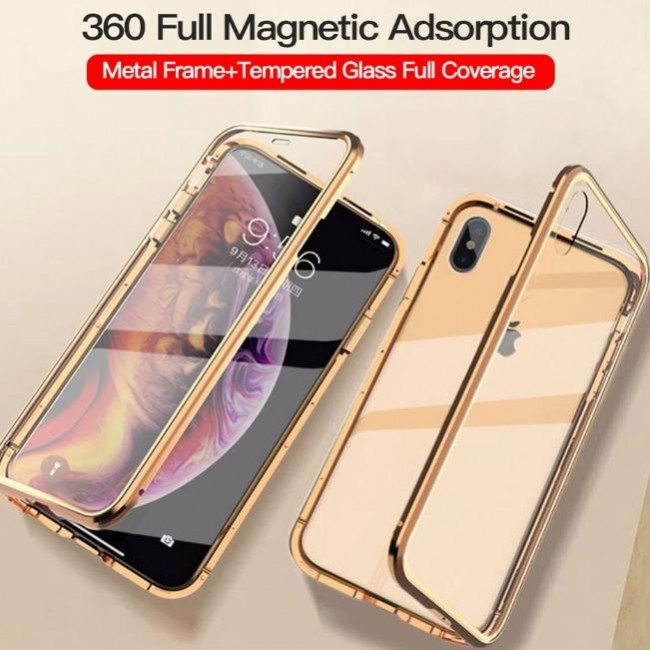 قاب مگنتی شیشه ای آیفون Magnet Bumper Case Apple iPhone 11 Pro