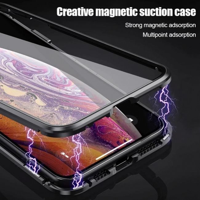 قاب مگنتی شیشه ای آیفون Magnet Bumper Case Apple iPhone 11 Pro Max