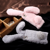 قاب ژله ای خزدار Rabbit Fur Pearl ear Case Sony Xperia Z1