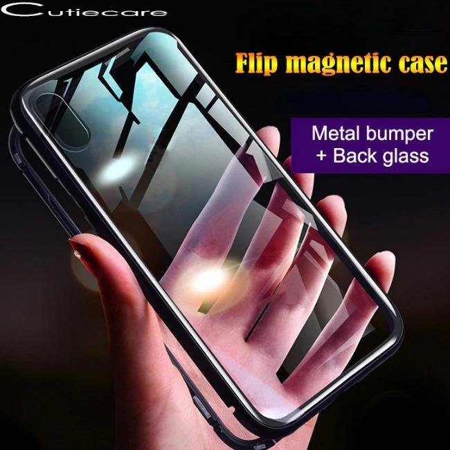 قاب مگنتی شیشه ای گوشی سامسونگ Magnet Bumper Case Samsung A20E