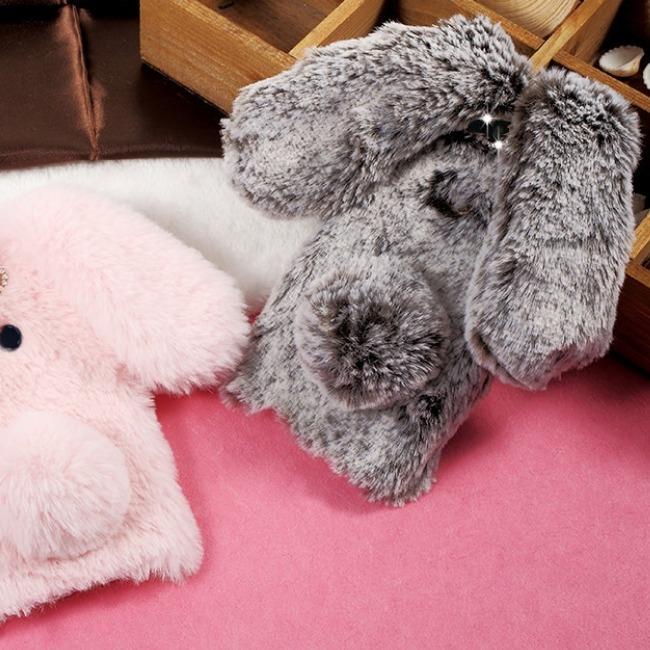 قاب ژله ای خزدار خرگوشی Rabbit Fur Case Huawei Y6 2