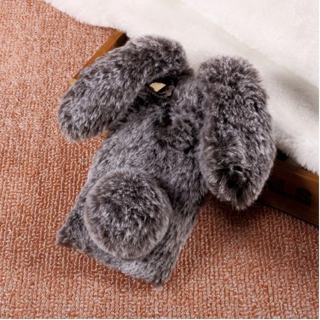 قاب ژله ای خزدار خرگوشی Rabbit Fur Case Huawei Honor 7C