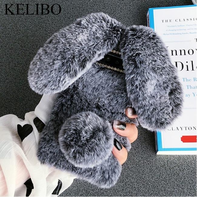 قاب خرگوشی خزدار سامسونگ گلکسی Rabbit Fur Samsung Galaxy J6 Plus