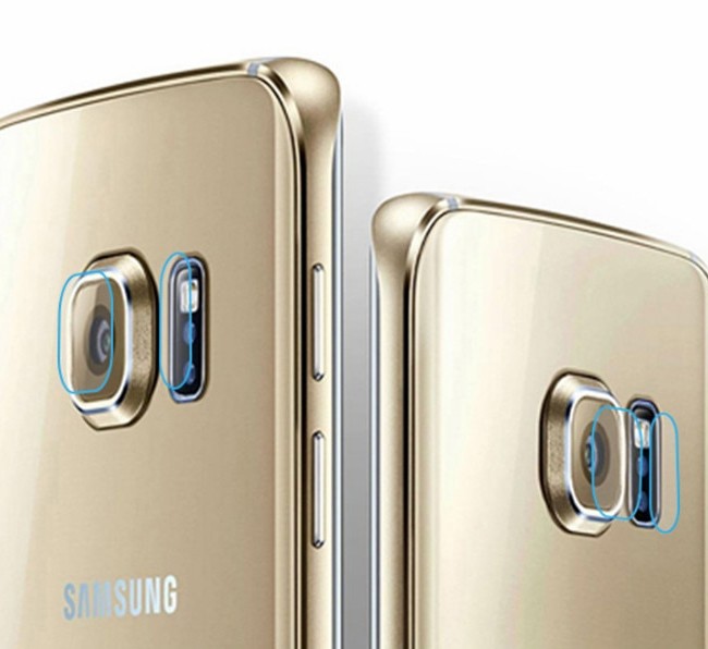 محافظ LCD شیشه ای Lens Glass گلس لنز دوربین Screen Protector.Guard Samsung Galaxy S6 Edge Plus