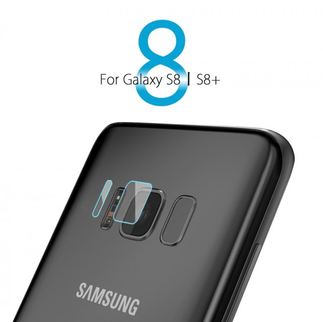 محافظ LCD شیشه ای Lens Glass گلس لنز دوربین Screen Protector.Guard Samsung Galaxy S8