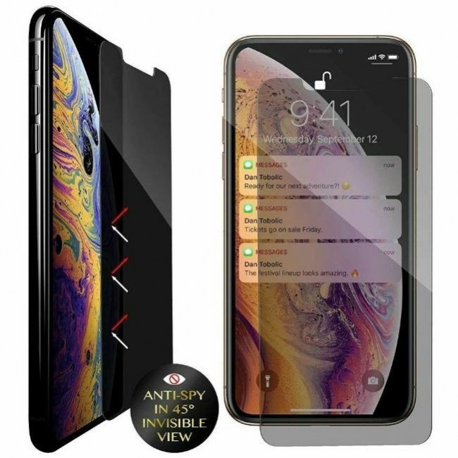 گلس ضد جاسوسی گوشی آیفون Anti Spy Privacy Glass Apple iPhone 11 Pro Max