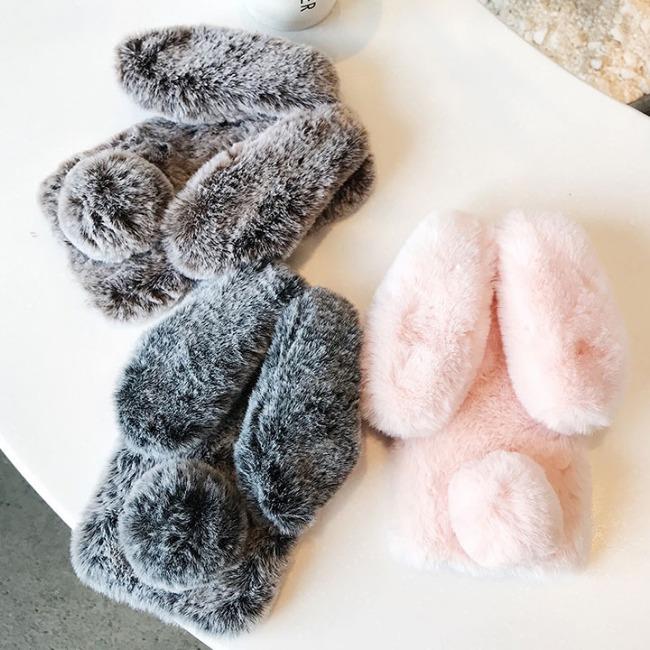 قاب خرگوشی خزدار سامسونگ گلکسی Rabbit Fur Samsung Galaxy A40