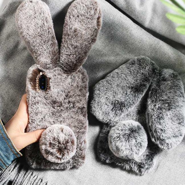 قاب خرگوشی خزدار سامسونگ گلکسی Rabbit Fur Samsung Galaxy A80
