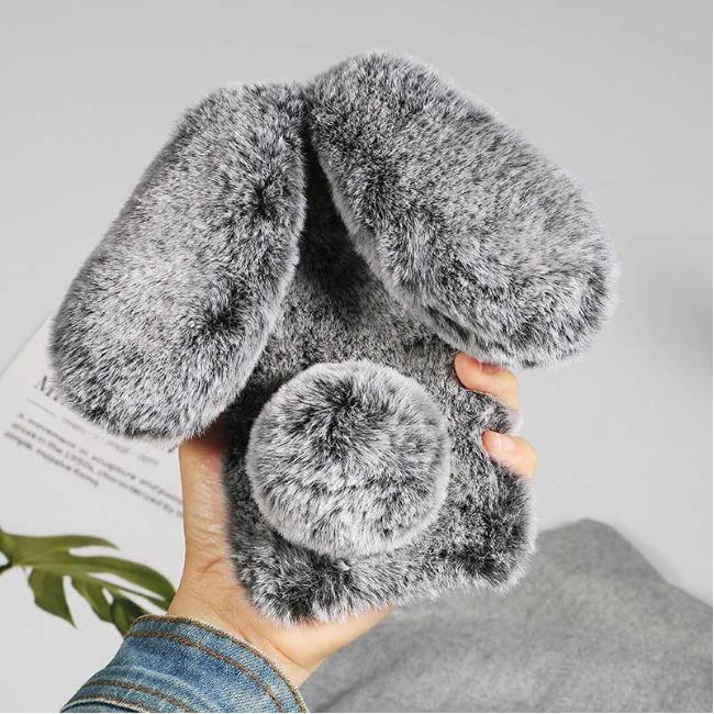 قاب ژله ای خرگوشی خزدار شیائومی Rabbit Fur Case Xiaomi Redmi Note 8