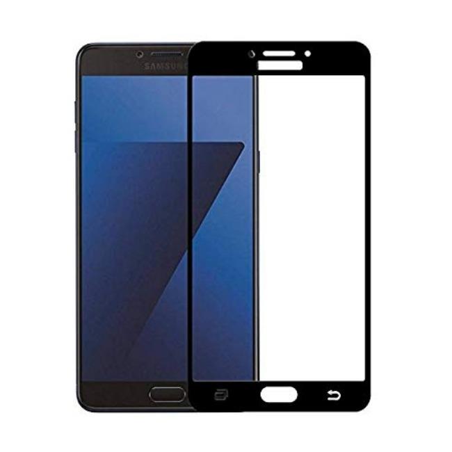 فول گلس تمام چسب گوشی سامسونگ Full Glass Samsung Galaxy C7