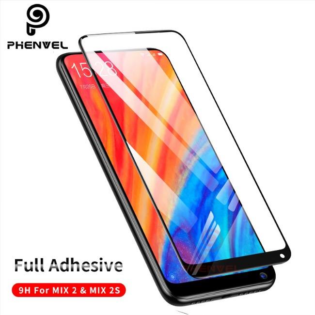فول گلس تمام چسب گوشی شیائومی Full Glass Xiaomi Mi Mix 2