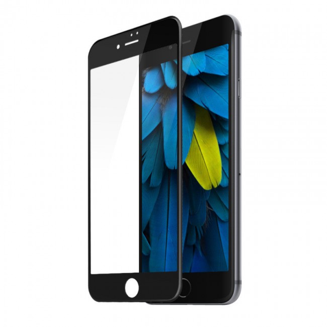 محافظ LCD شیشه ای Full Glass آیفون 7 گلس با پوشش کامل قسمت منحنی پلاس