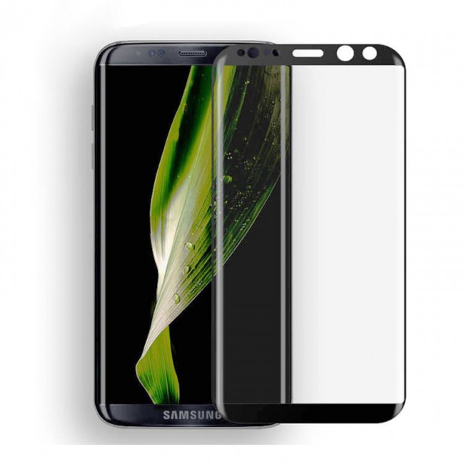 محافظ LCD شیشه ای Full glass Full Glue Samsung Galaxy S8 فول گلس فول چسب