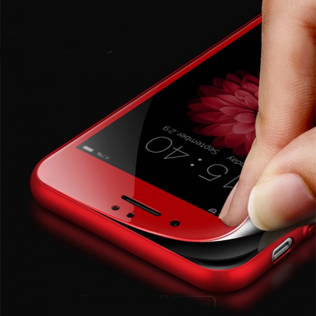 محافظ LCD ژله ای Full glass F+B Red Screen Protector.Guard Apple iPhone 7