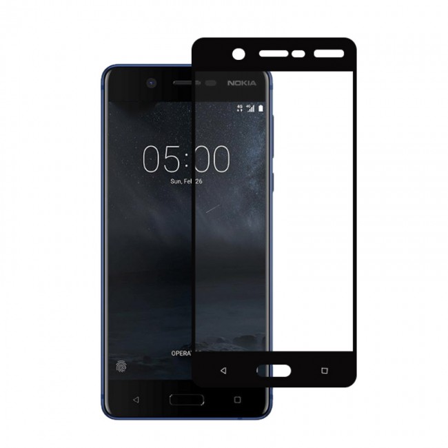 محافظ LCD شیشه ای Full Glass فول گلس Screen Protector.Guard Nokia Nokia 5