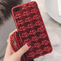 قاب ژله ای Lips Case Apple iPhone 6 Plus