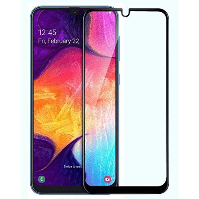 فول گلس فول چسب سامسونگ Full Glass Samsung Galaxy A50