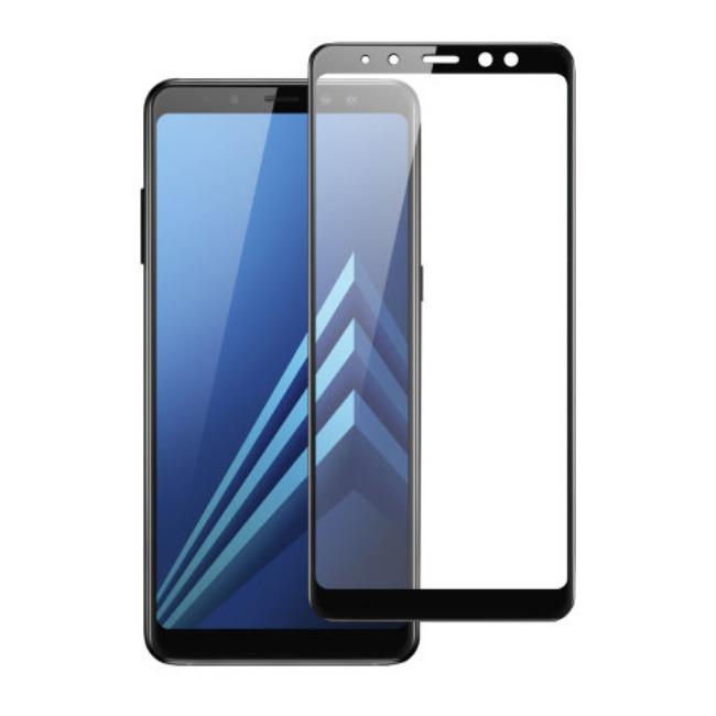 فول گلس فول چسب سامسونگ Full Glass Samsung Galaxy A8 2018