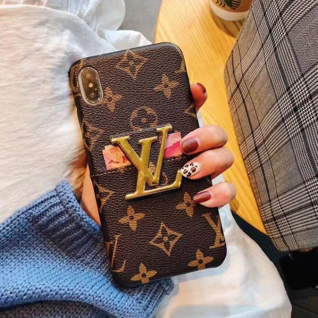 قاب چرمی لویز ویتون Louis Vuitton Leather Case iPhone Xr
