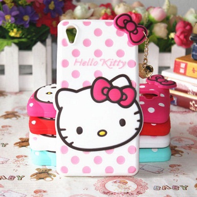 قاب ژله ای عروسکی هلوکیتی Hello Kitty Case for Sony Xperia Z