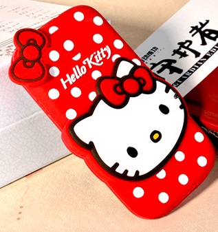 قاب ژله ای عروسکی هلوکیتی Hello Kitty Case for HTC One M7